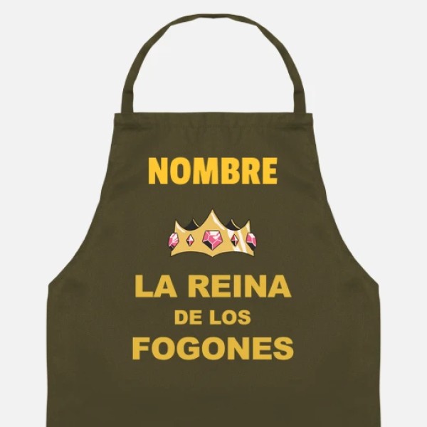 La reina de los fogones personalizable regalos personalizados pareja