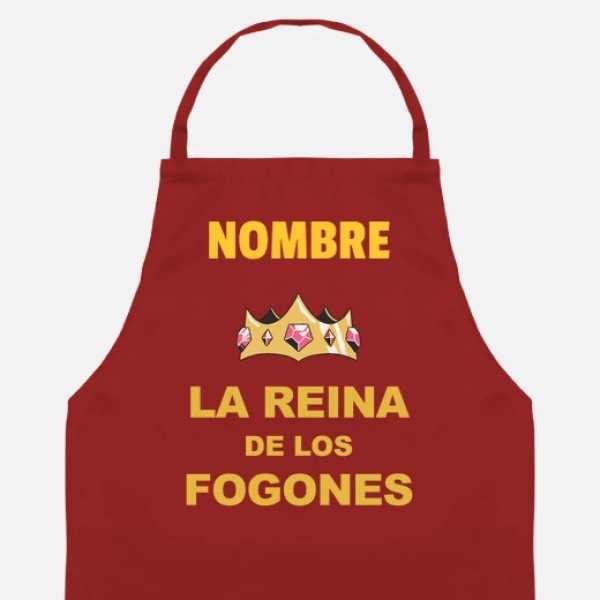 La reina de los fogones personalizable regalos personalizados pareja