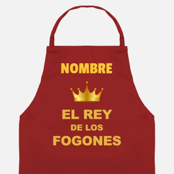 El rey de los fogones personalizable regalos personalizados pareja