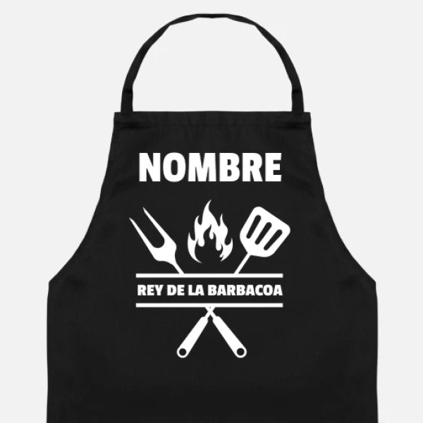 Rey de la barbacoa personalizable