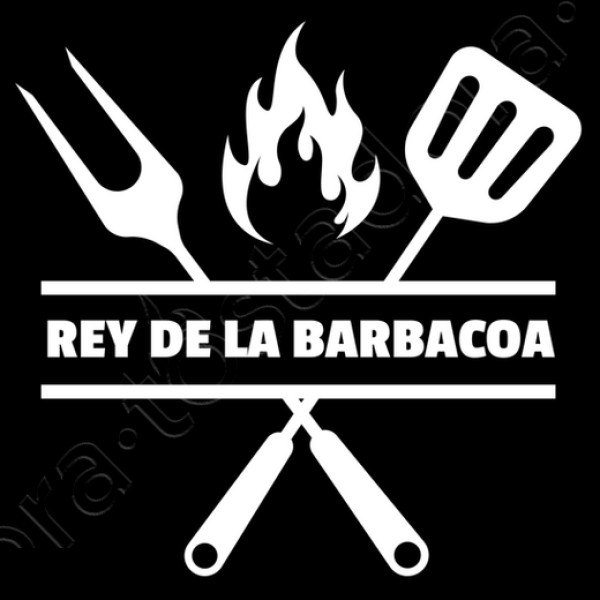 Rey de la barbacoa personalizable