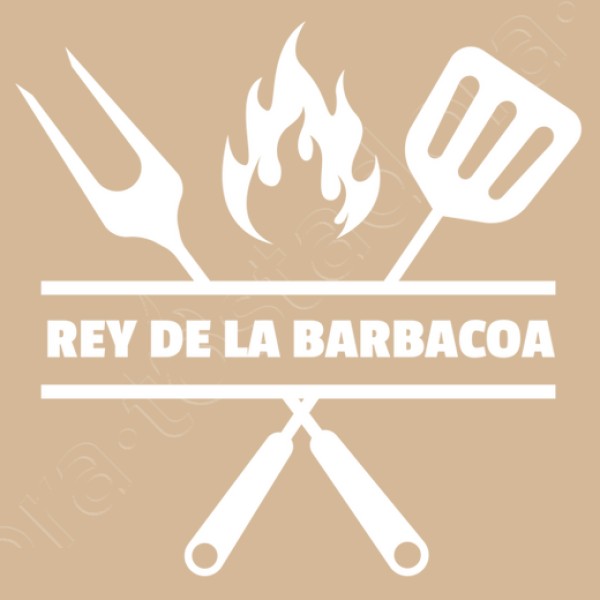 Rey de la barbacoa personalizable