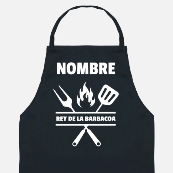 Rey de la barbacoa personalizable