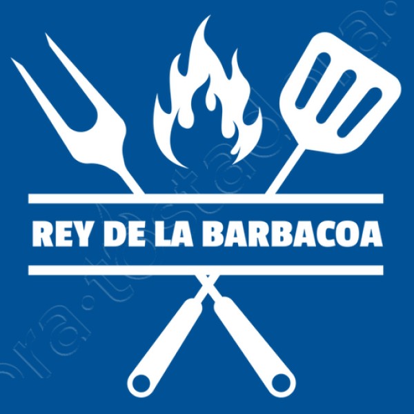Rey de la barbacoa personalizable