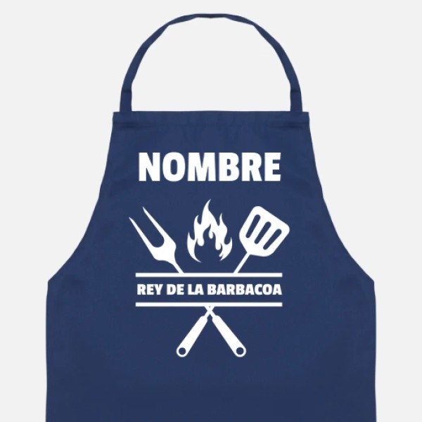 Rey de la barbacoa personalizable