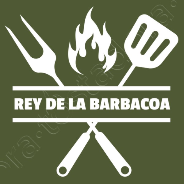 Rey de la barbacoa personalizable