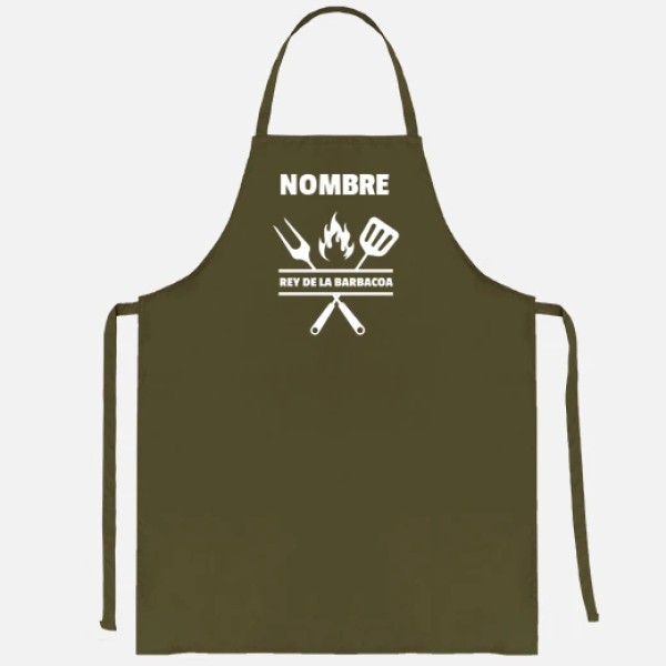 Rey de la barbacoa personalizable