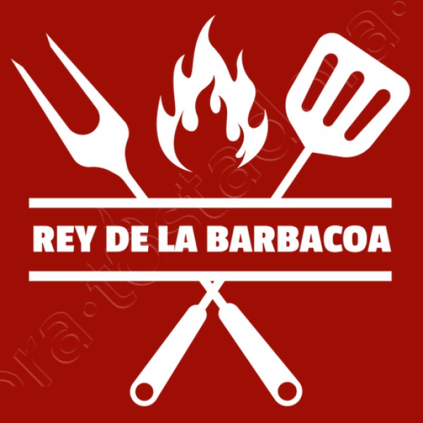 Rey de la barbacoa personalizable