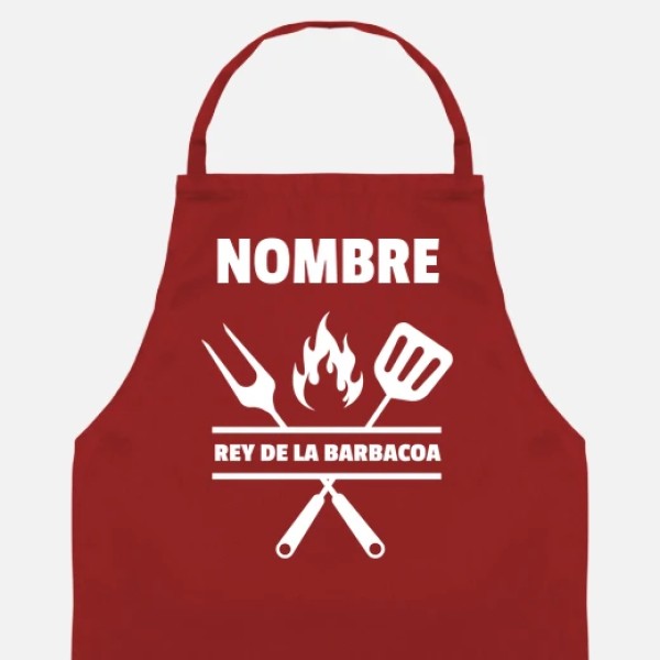 Rey de la barbacoa personalizable