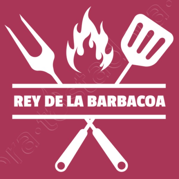 Rey de la barbacoa personalizable