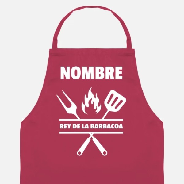 Rey de la barbacoa personalizable