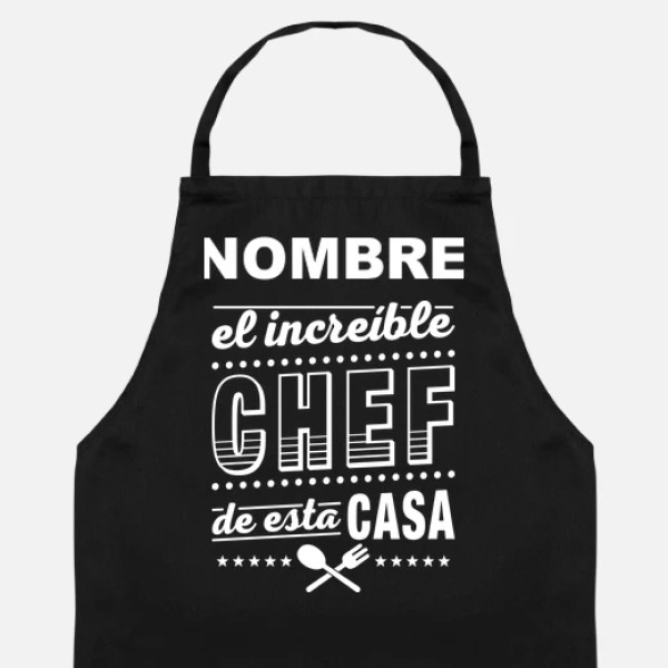 Nombre El increu00edble Chef de esta casa regalos personalizados pareja regalos para el dia del padre