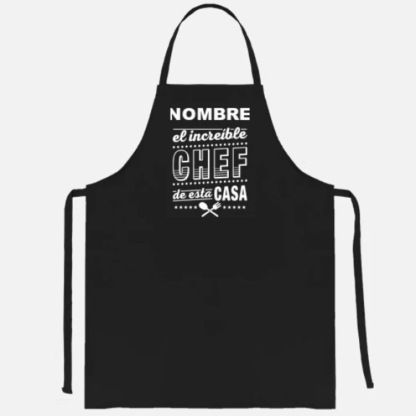 Nombre El increu00edble Chef de esta casa regalos personalizados pareja regalos para el dia del padre
