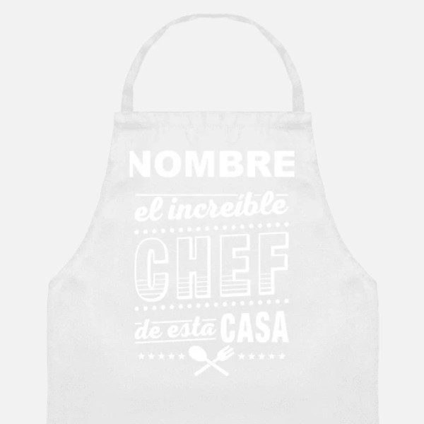 Nombre El increu00edble Chef de esta casa regalos personalizados pareja regalos para el dia del padre