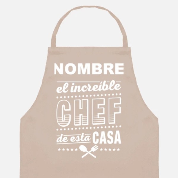 Nombre El increu00edble Chef de esta casa regalos personalizados pareja regalos para el dia del padre