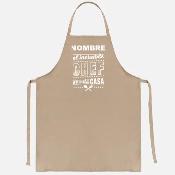 Nombre El increu00edble Chef de esta casa regalos personalizados pareja regalos para el dia del padre