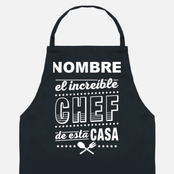 Nombre El increu00edble Chef de esta casa regalos personalizados pareja regalos para el dia del padre