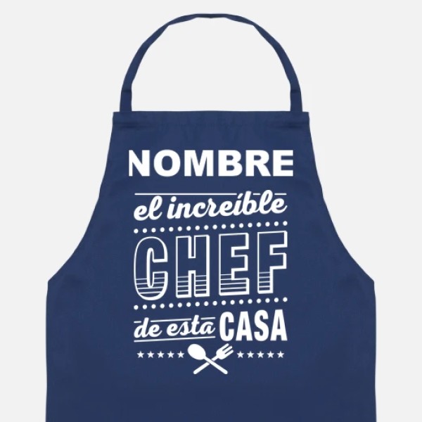 Nombre El increu00edble Chef de esta casa regalos personalizados pareja regalos para el dia del padre
