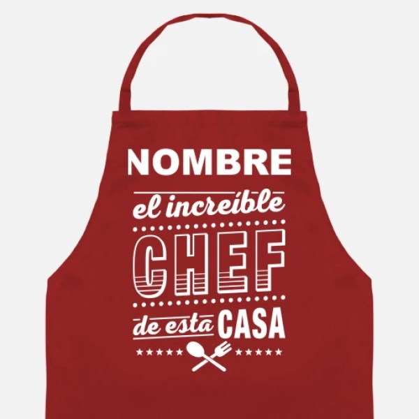 Nombre El increu00edble Chef de esta casa regalos personalizados pareja regalos para el dia del padre