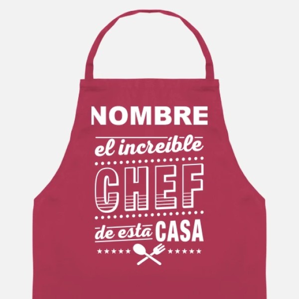 Nombre El increu00edble Chef de esta casa regalos personalizados pareja regalos para el dia del padre