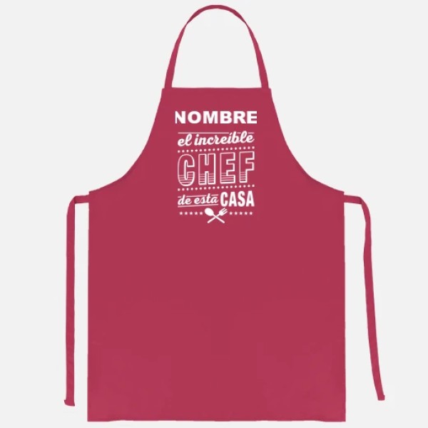 Nombre El increu00edble Chef de esta casa regalos personalizados pareja regalos para el dia del padre