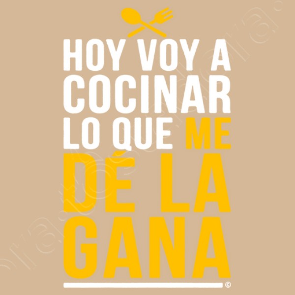 Hoy voy a cocinar lo que me du00e9 la gana