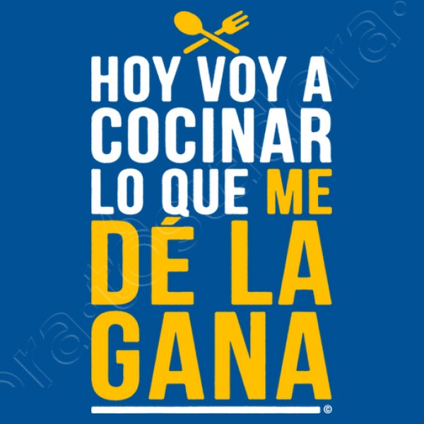 Hoy voy a cocinar lo que me du00e9 la gana