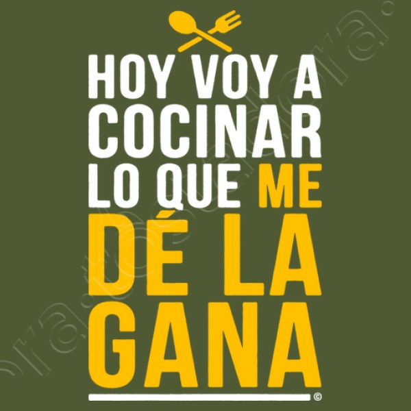Hoy voy a cocinar lo que me du00e9 la gana