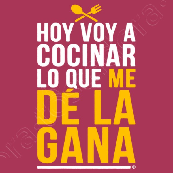 Hoy voy a cocinar lo que me du00e9 la gana