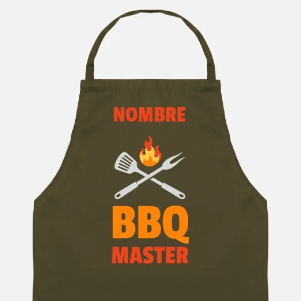 bbq master rojo personalizable
