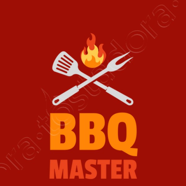 bbq master rojo personalizable