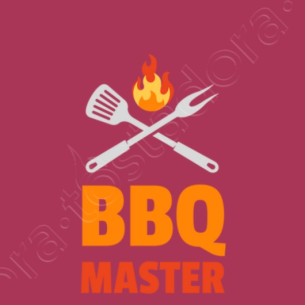 bbq master rojo personalizable