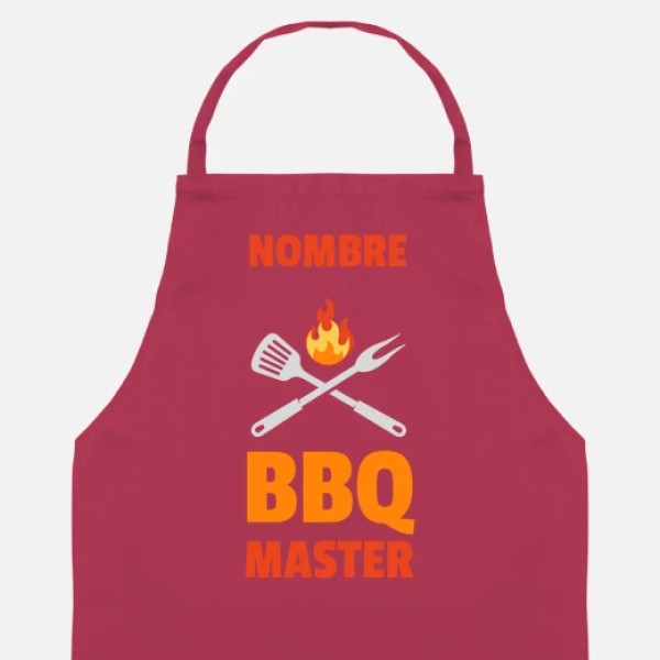 bbq master rojo personalizable