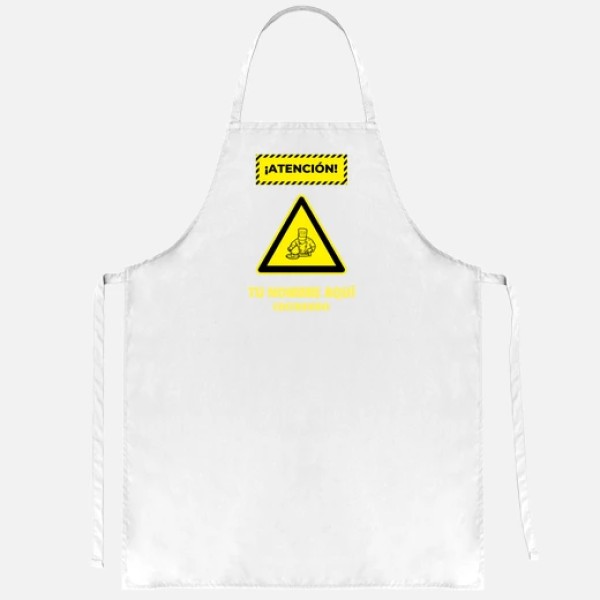 atencion cocinando nombre personalizabl