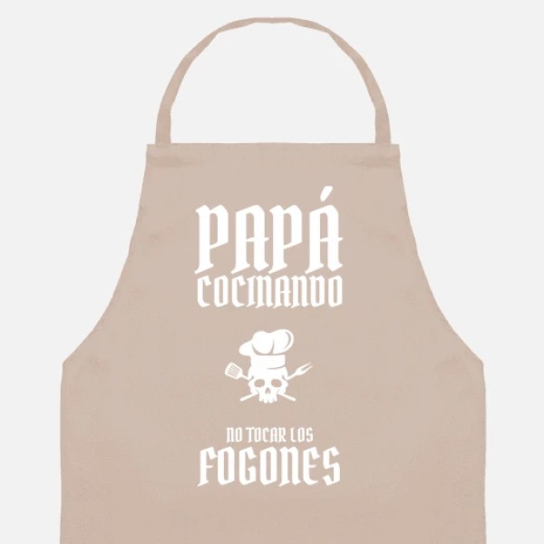 papu00e1 cocinando no tocar los fogones