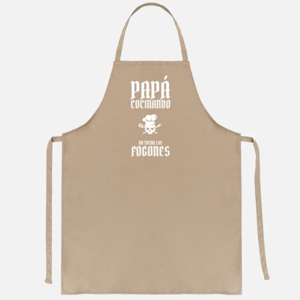 papu00e1 cocinando no tocar los fogones