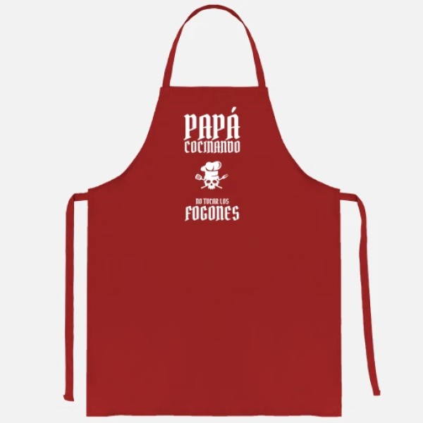 papu00e1 cocinando no tocar los fogones