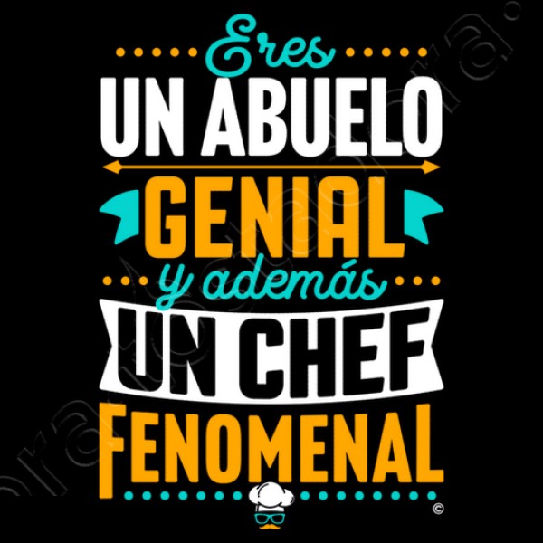 Abuelo genial Chef fenomenal regalos dia del padre abuelos