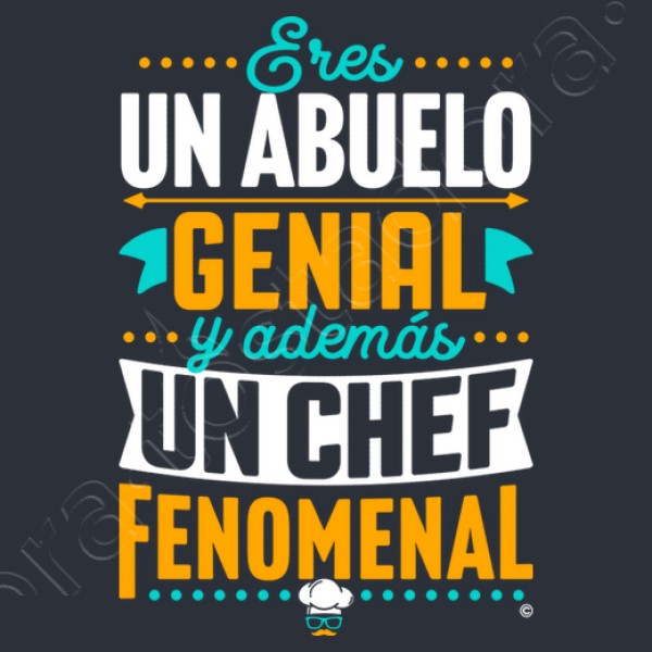 Abuelo genial Chef fenomenal regalos dia del padre abuelos