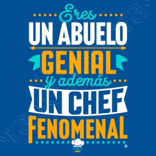 Abuelo genial Chef fenomenal regalos dia del padre abuelos