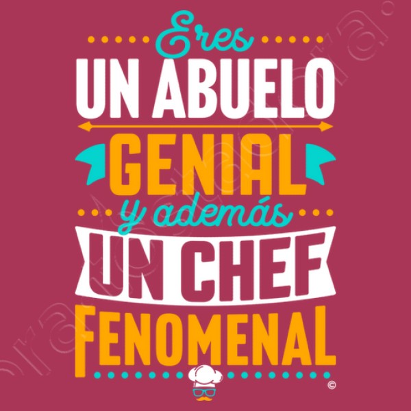 Abuelo genial Chef fenomenal regalos dia del padre abuelos