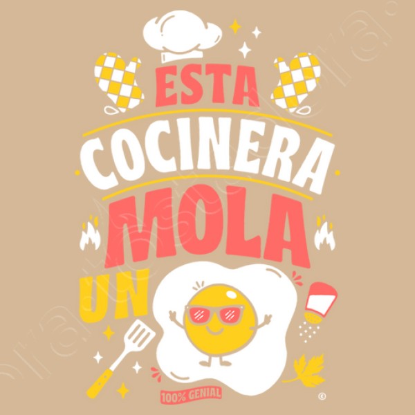 Esta cocinera mola un huevo