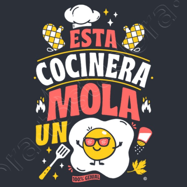 Esta cocinera mola un huevo