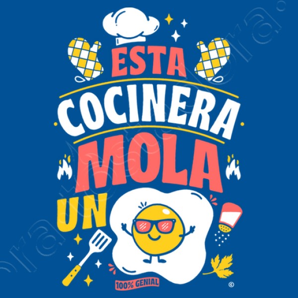 Esta cocinera mola un huevo