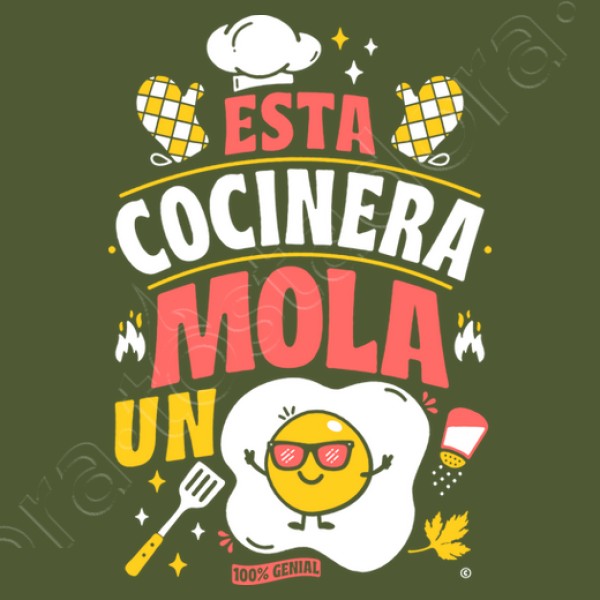 Esta cocinera mola un huevo