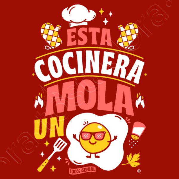 Esta cocinera mola un huevo