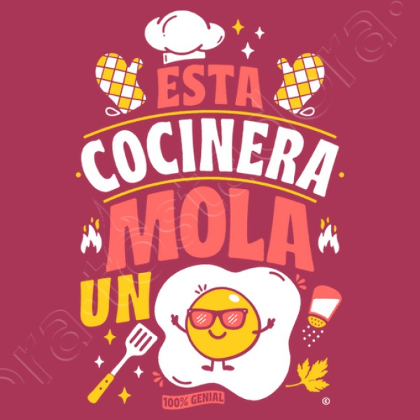 Esta cocinera mola un huevo