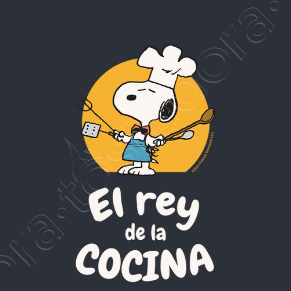 Snoopy Rey de la cocina personalizable