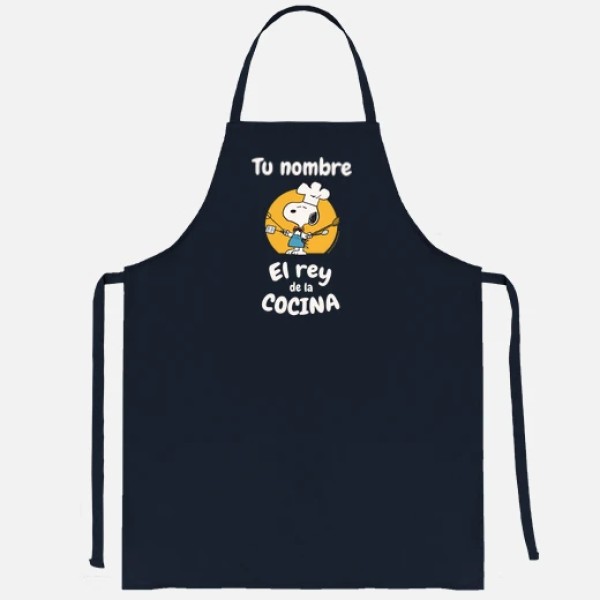 Snoopy Rey de la cocina personalizable