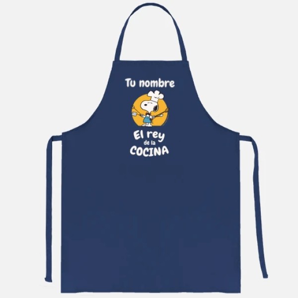 Snoopy Rey de la cocina personalizable